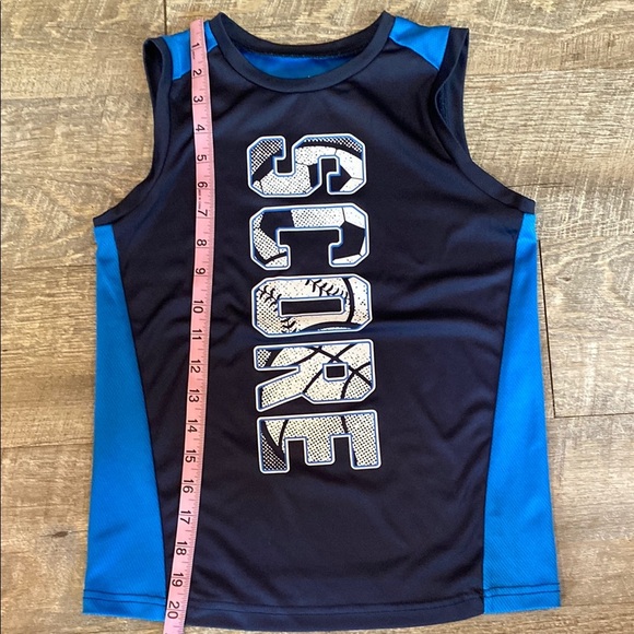 Jumping Beans Blue and Black Activewear Top - Picture 4 of 5